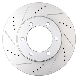 BRAKEUS 4 Lugs Front Rear Brake Rotors and Pads Kits Replacement For Honda Civic del Sol 1994-1997