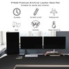 Vyaaa L Shaped Leather Desk Pad, 59" x 59" x