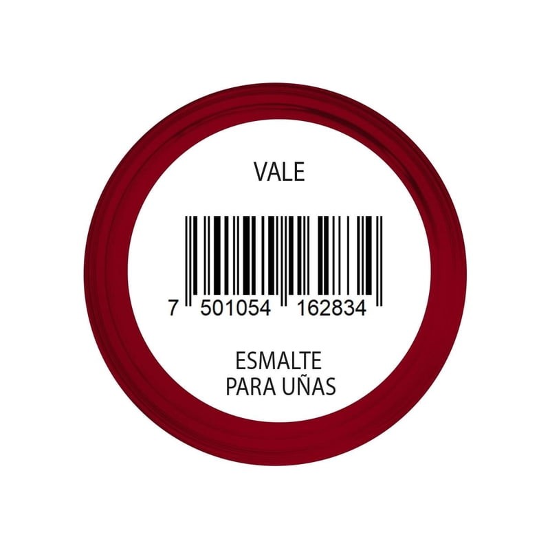 Esmalte para uñas Renova mini Vale rojo encendido 7.7 ml