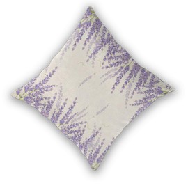 Sunshineyan Spring Lavender Pillow Cover 20x20 Set of 2, Farmhouse Purple Lavender Floral Throw Pillow Covers Watercolor Flower Linen Cushion Cases for Home Sofa Outdoor Decor