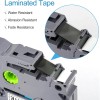 Brother 5 PK For Brother P-Touch TZe-231 TZ-231 12mm White