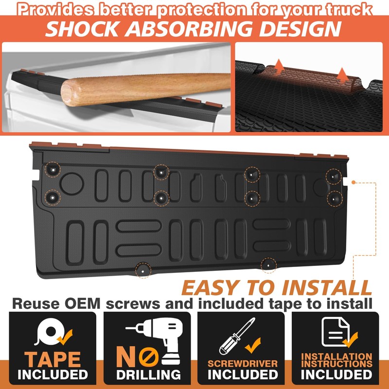 Truck Mat Compatible with 2017-2022 Ford Super Duty F250/F350/F450 Accessories,
