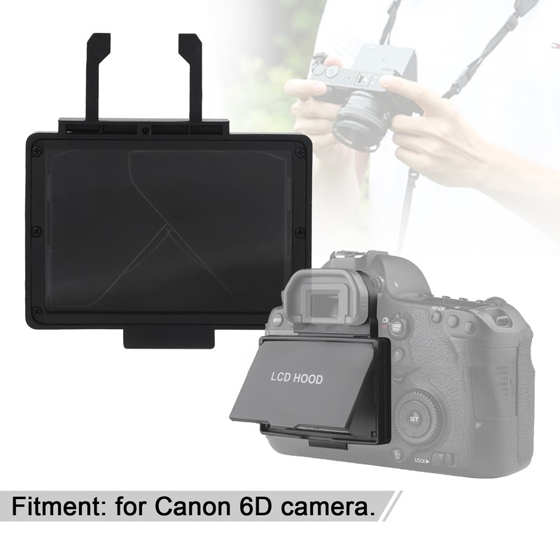 DustProof Digital Camera Screen Protector Popup Sunlight Hood Shield for
