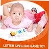 FELTECHELECTR 1 Set Alphabet Spelling Game of Wooden Puzzle Letter