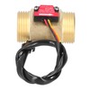 Water Flow Sensor Meter Flowmeter 1.3in Brass Male Thread for