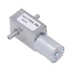 Double Shaft Gear Motor Self Locking CW CCW Aluminum Alloy