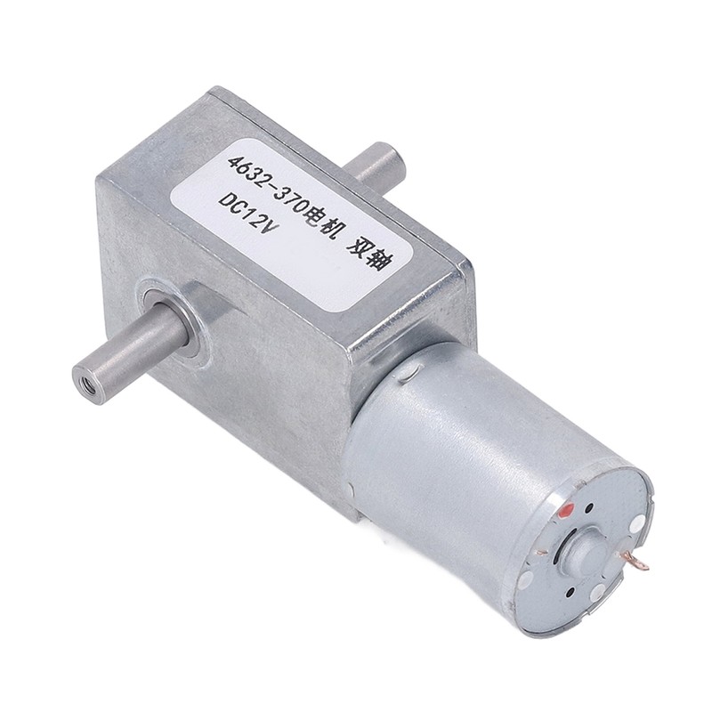 Double Shaft Gear Motor Self Locking CW CCW Aluminum Alloy