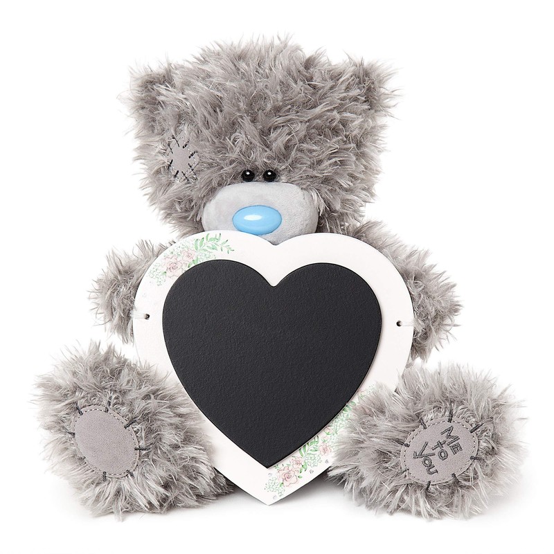 Me To You AP901039 Tatty Teddy Love Heart Chalkboard Bear,one