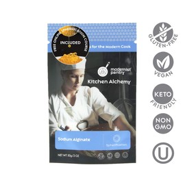 Pure Sodium Alginate (Molecular Gastronomy) ⊘ Non-GMO Vegan OU Kosher Certified - 50g/2oz