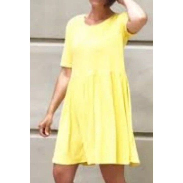 AND Agnes and Dora Swing Tunic yellow XL