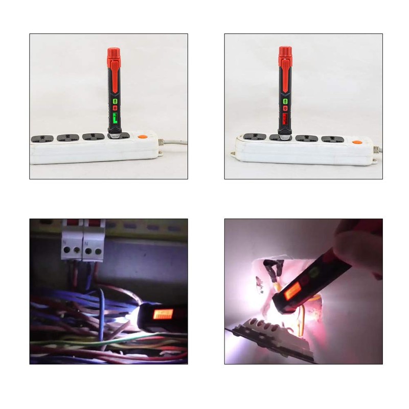amropi Non-Contact AC Voltage Pen Tester Alarm Detector with Acoustic