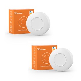 SONOFF SNZB-01P Zigbee Switch, Zigbee 3.0 Smart Switch, Pack of 2, 2 Way Zigbee Light Switch, Supports Creating Smart Scenes Compatible with Alexa/Smarthing/HA/IFTTT, Zigbee Hub Required