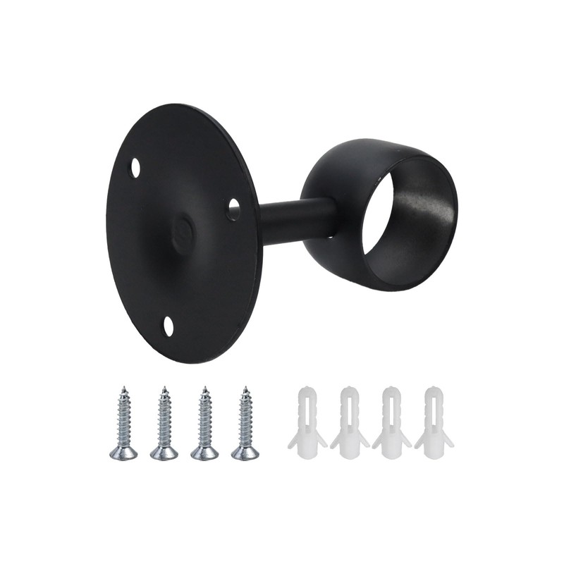 Antrader Curtain Rod Ceiling-Mount Bracket 1 1/2 Inch,4Pcs Ceiling Mount