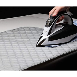 Ironing Blanket, Magnetic Mat Laundry Pad, 33"x 18", Gray, Washer Dryer Heat Resistant Pad, Iron Board Alternative Cover