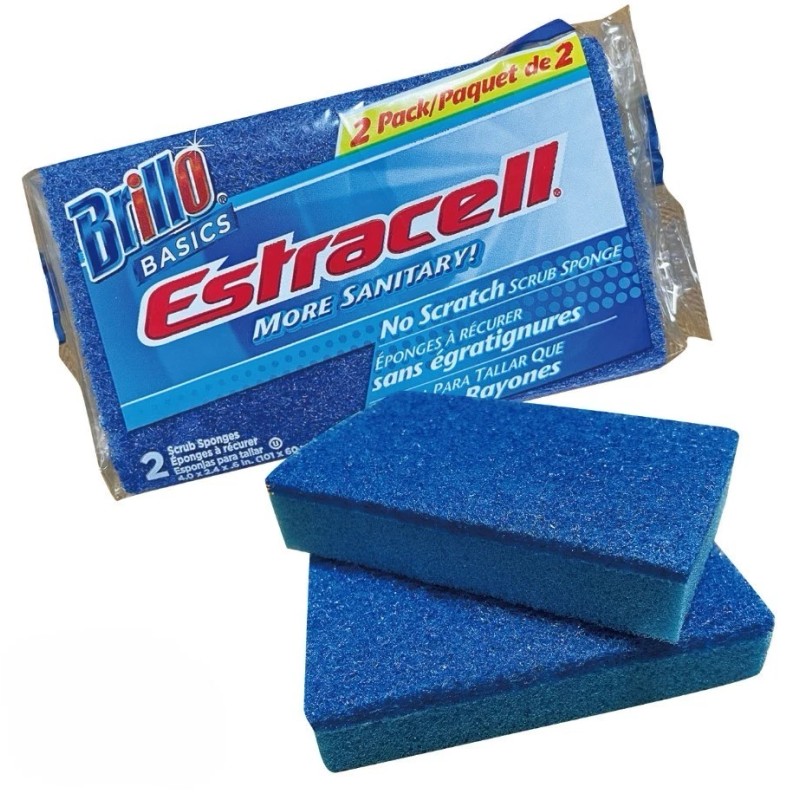 Basics Brillo Dish Soap & No Scratch Scrub Sponge |