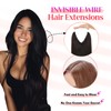 Rich Choices Clip-in Human Hair Extensions - One Piece, 20
