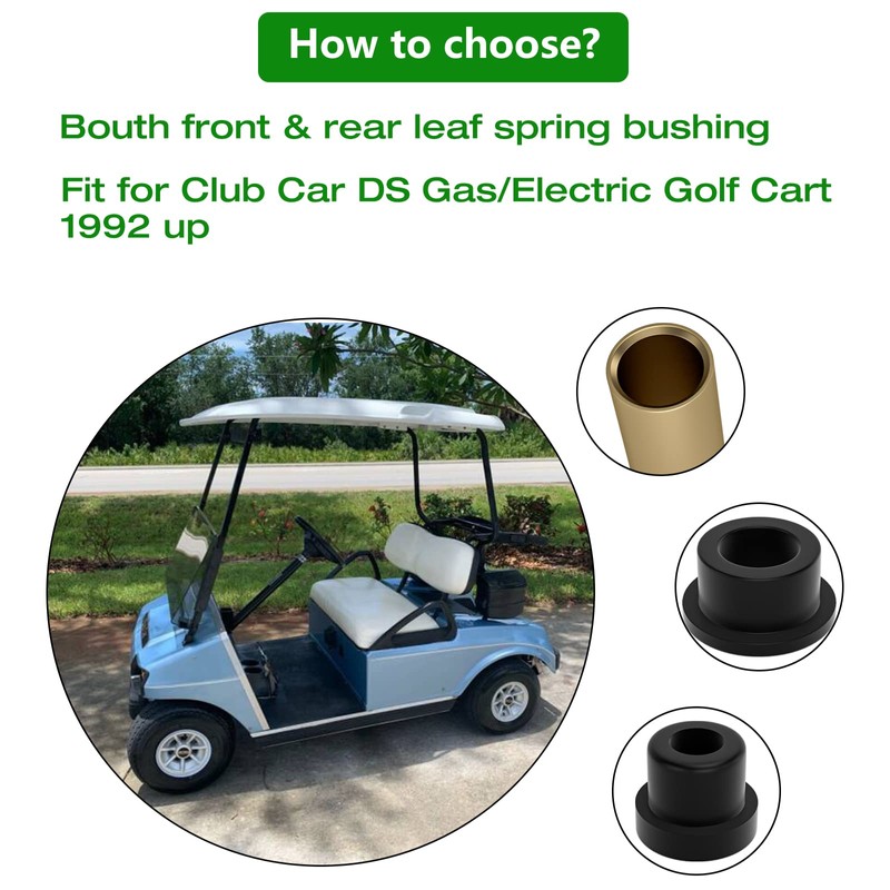 ALVAR New Bushing Kit Replacement for Club Car Ds Bushings