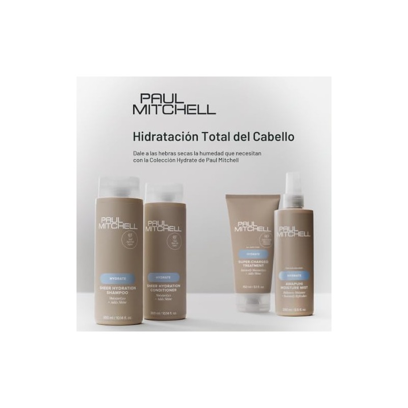 Paul Mitchell Champú Hidratante Instantáneo, Hidrata el Cabello Seco, 1