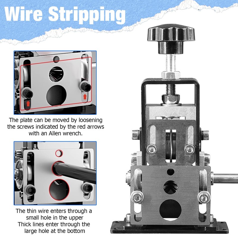 Automatic Copper Wire Stripper Machine, Pelador de Cable Electrico, Drill