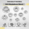 Hilitchi 140-Pcs M3 M4 M5 M6 M8 M10 M12 Hex