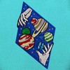 Zegin Wonderful Universe Space Planets Patch Embroidered Applique Badge Iron