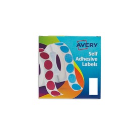 Avery 24-426 Small White Rectangle Printable, Customisable Labels in Dispenser, Hand Write Only, 25 x 50mm, 400 Labels Per Pack