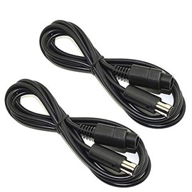 Ssgamer 2X 6ft Wii/Gamecube Extension Cables for Wii Gamecube GCN (2 Pack)