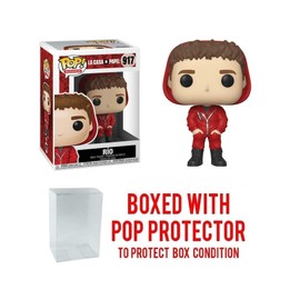Pop! TV: Rio The Money Heist La Casa De Papel Pop! Vinyl Figure + Compatible Pop Box Case