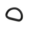 Wuuycoky 1" Inner Diameter Black D Rings Buckles D-ring Non-welded