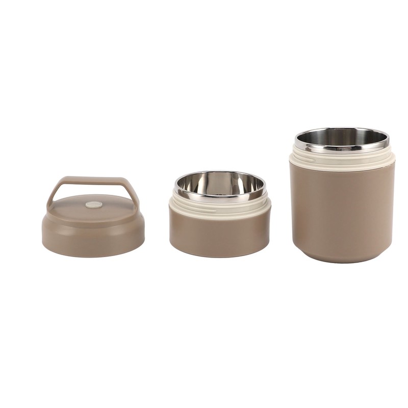 Stainless Steel Insulated Food Jar Double Layer 620ml Capacity Leak
