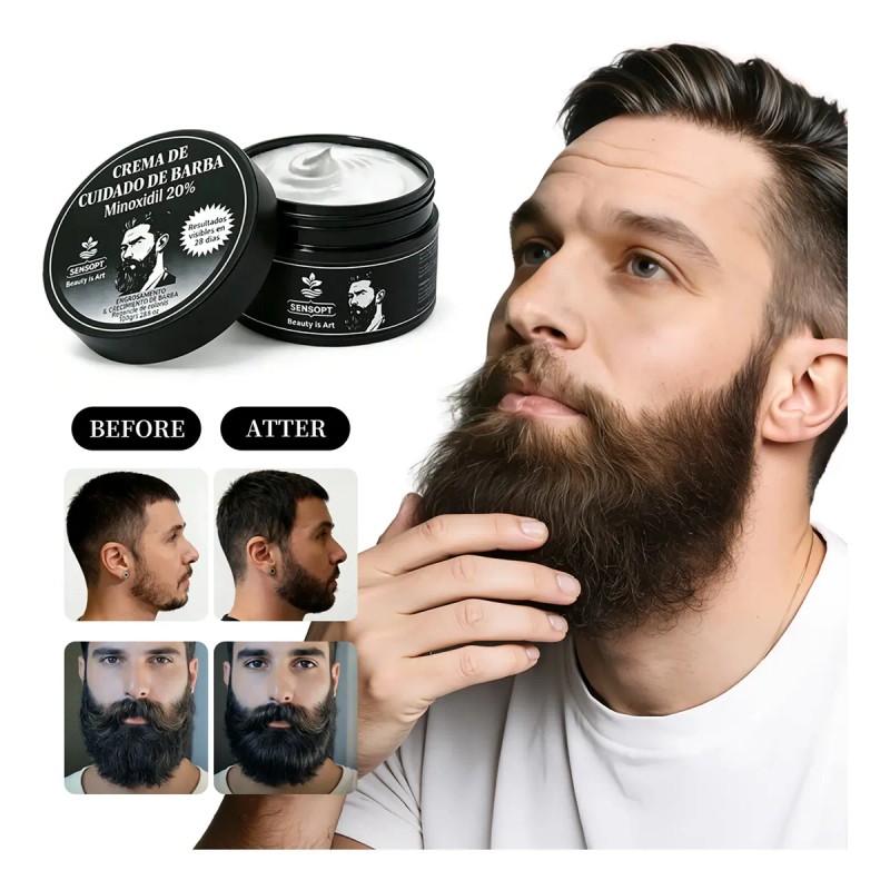 Bálsamo Ultra Potente Para Crecimiento De Barba Fina