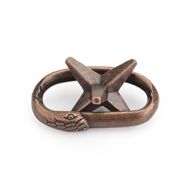 MAD HORNETS Metal Lock Toys Brain Teaser Game Plane Lock IQ Mind Puzzle Box Vintage Alloy