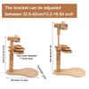 Embroidery Hoop Stand, Rotated Wooden Embroidery Holder Adjustable Rotatable Cross