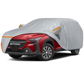 BETERNY BETERNY Car Cover for 2009-2025 Subaru Outback, Waterproof Custom-fit All Weather Sun Rain UV Dust Snow Protection Outdoor Outback Full Car Cover with Door Zipper and Cotton Lining-Grey