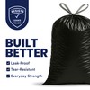 Plasticplace W13DSBKJR 13 Gallon Trash Bags │ 1.2 Mil │
