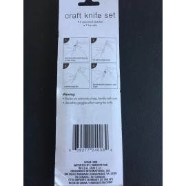 Crafter's Square NEW ~ CRAFT KNIFE 7pc SET with 6 BLADES TOOL SCRAPBOOKING Paper Crafts