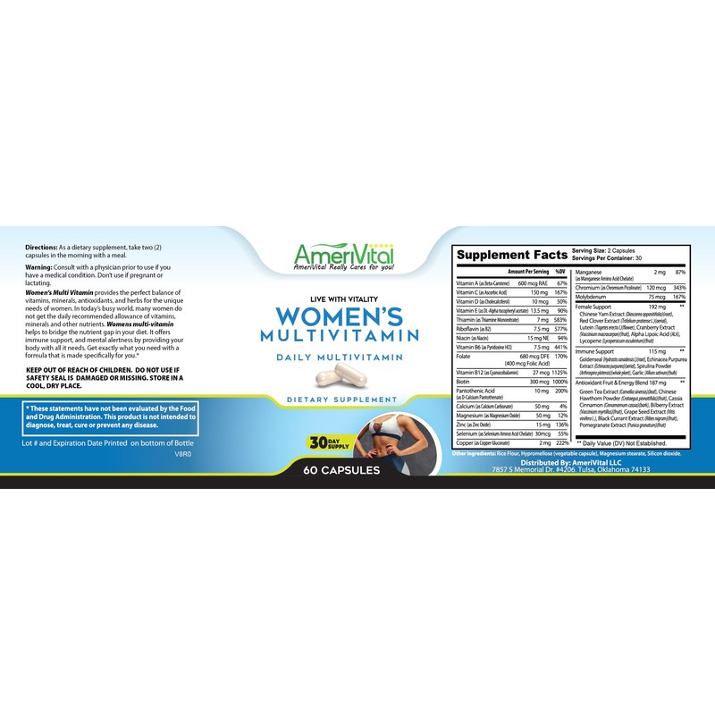 Women Multi-Vitamin 60 ct