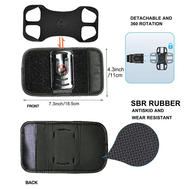 TOOLIN Backpack Strap Phone Holder,Backpack Strap Clip for Phone,Backpack Clamp