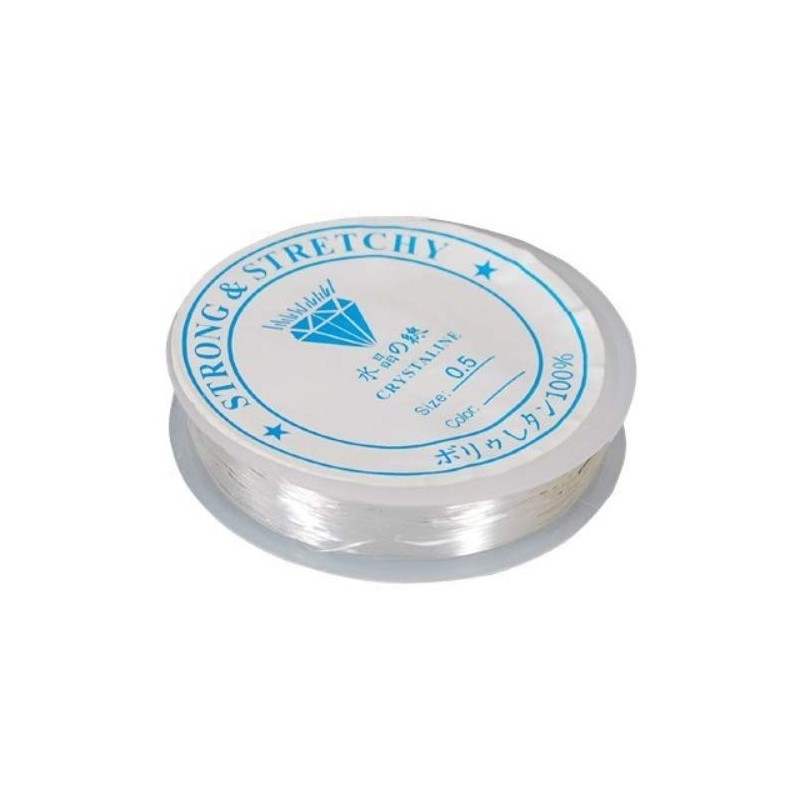 AKORD Elastic Spool Of Thread For Beading, 0.5mm