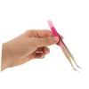 Healeved 2pcs Manicure Tools Tweezers Tool Eyeshadow Travel Tweezers Japanese