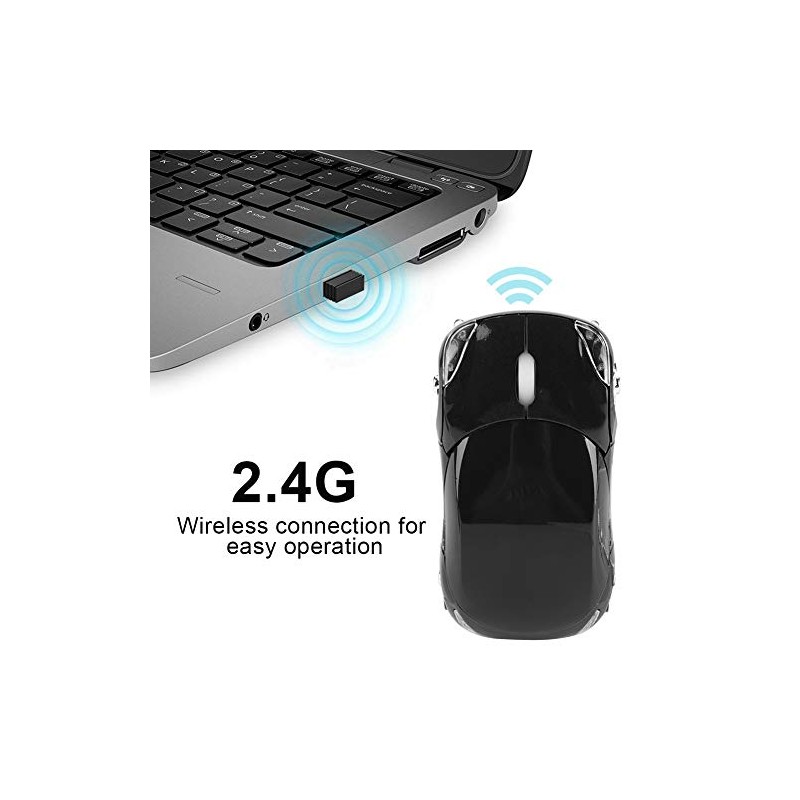 Wendry Wireless Mouse, Ultra-Thin 2.4GP Wireless Bluetooth Mouse óptico Mute