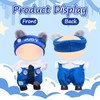 3 Pcs Doll Clothes for 17cm Plush Dolls, Clothes Set