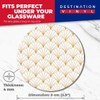 Destination Vinyl ltd 2 x MDF Glossy Top Coasters Round