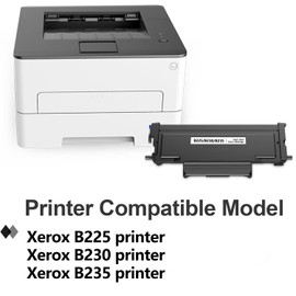 High Yield B225 B230 B235 Toner Cartridge Black Replacement for 006R04399 006R04400 006R04401 for Xerox B225 B230 B235 Printer (3000 Pages,1-Pack)
