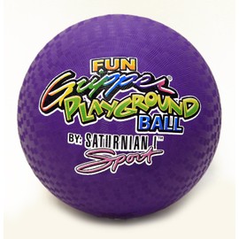 fun gripper 8.5 Inch Playground Ball 2/Ply by: Saturnian I (Purple)-Includes 1-6 inch Inflation Hand Pump