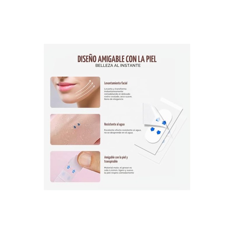 Cinta de elevación facial, cinta de elevación facial invisible 120