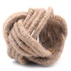 CENPEK Set of 6 Classic Braided Jute Napkin Rings
