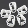 Kyuionty 1/4" - 1/2" Plastic Tubing Clamps Adjustable Tube Clamp,