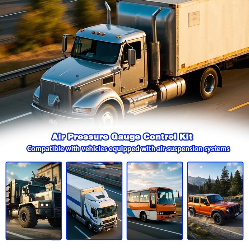 Dual Air Gauge Controller Panel Paddle Valve Gauge with Paddle