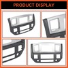ECOTRIC Stereo Radio Double Din Dash Install Bezel Kit Compatible